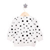 Basic Az Şardonlu Puantiye Desenli Sweatshirt Kız Bebek