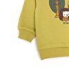 Basic Az Şardonlu Tilki Desenli Sweatshirt Erkek Bebek