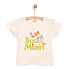 Basic Best Mom Baskılı Tshirt Kız Bebek