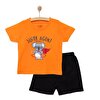 Basic Desenli Şortlu Takım Erkek Bebek