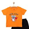 Basic Desenli Şortlu Takım Erkek Bebek