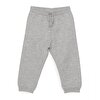 Unisex Eşofman Alt Şardonlu Gri Melanj