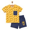 Basic Erkek Palmiye Desenli Şortlu Takım Erkek Bebek
