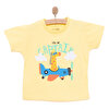 Basic Erkek Pilot Zürafa Baskılı T-Shirt Erkek Bebek
