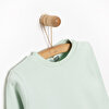 Basic Balıkçı İnterlok Sweatshirt Kız Bebek