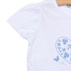 Basic Kalp ve Çiçek Baskılı Şortlu Takım Kız Bebek