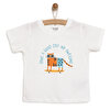 Basic Kedi Desenli Tshirt Erkek Bebek