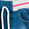 Basic Kız Bebek Lastikli Denim Şort