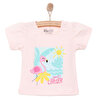 Basic Kız Flamingo Baskılı T-Shirt Kız Bebek