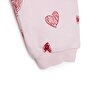 Basic Kız Kalp Desenli 2li Patiksiz Alt Kız Bebek