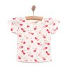 Basic Kız Kiraz Desenli T-Shirt Kız Bebek