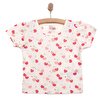 Basic Kız Kiraz Desenli T-Shirt Kız Bebek