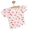 Basic Kız Kiraz Desenli T-Shirt Kız Bebek