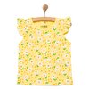 Basic Kız Papatya Desenli Atlet T-shirt Kız Bebek
