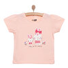 Basic Kız Tavşan Baskılı T-Shirt Kız Bebek