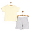 Basic Yarış Baskılı Tshirt-Şort Erkek Bebek