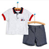 Little Marine Tshirt-Şort Erkek Bebek