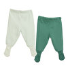 Erkek Bebek 2'li Çoraplı Pantolon İnterlok