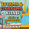 Boyama Çıkartma Kitabı Büyük İş Makineleri 32 Çıkartma