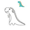 İlk Boyama Kitabım Dinozorlar