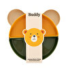 Buddy Mama Tabağı - 5 Parça Bej-Yeşil-Sarı