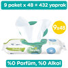 Pampers Aqua Pure Bebek Islak Mendil 9x48 Adet