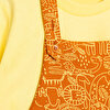 Basic Hayvan Desenli Salopet-Tshirt 2li Takım Unisex
