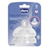 Natural Feeling Silikon Biberon Emziği 2li 6 ay+ Orta Akış