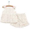 Colorful World Çiçekli Bluz-Şort Takım Kız Bebek