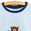 Cute Bear Hugs Sweatshirt-Patiksiz Alt Erkek Bebek