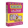 Dıy Toy Okul Öncesi Hayvanlar 2 ve 3 Parçalı Tamamlama Kartları