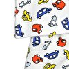 Erkek Araba Desen Çocuk Pijama Takımı Yaka Ribanalı Paça Uzun Kol