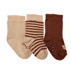 Erkek Bebek 3lü Kaydırmaz Çorap