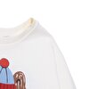 Erkek Bebek Hello Cute Bear Uzun Kol Tshirt İki İplik Bisiklet Yaka Uzun Kol
