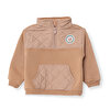 Erkek Bebek Sweatshirt Fermuarlı Camp Life Uzun Kol