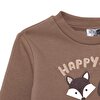 Erkek Bebek Woodland Boy 2 Sweatshirt Şardonlu Üç İplik Bisiklet Yaka Uzun Kol