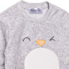 Erkek Bebek Yenidoğan Kadife Patikli Alt-Sweatshirt Çıtçıtlı Bisiklet Yaka Uzun Kol Patikli Paça