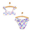 Fırfırlı Pul Desenli Bikini Takımı Kız Bebek