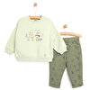 Fun In Woodland Sweatshirt-Patiksiz Alt Erkek Bebek