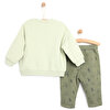 Fun In Woodland Sweatshirt-Patiksiz Alt Erkek Bebek