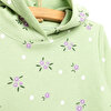 Green Lilac Kapüşonlu Sweatshirt - Tayt Takım Kız Bebek
