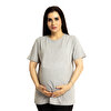 Hamile Basic Kısa Kol Tshirt Anne Giyim