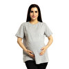 Hamile Basic Kısa Kol Tshirt Anne Giyim