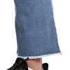 Hamile Denim Pantolon Geniş Paça