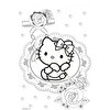 Hello Kitty Çok Boya Çıkartmalı Dev Boyama Kitabı