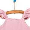 Basic Fırfır Askılı Kısa Tulum Kız Bebek