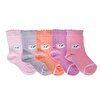 Kız Bebek 5'li Soket Çorap Renkli