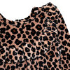 Kız Bebek Leopar Elbise Kadife Uzun Kol