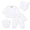 Kız Bebek Yenidoğan Mevlüt Kıyafeti İnterlok Bisiklet Yaka Uzun Kol Patikli Paça