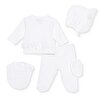 Kız Bebek Yenidoğan Mevlüt Kıyafeti İnterlok Bisiklet Yaka Uzun Kol Patikli Paça
